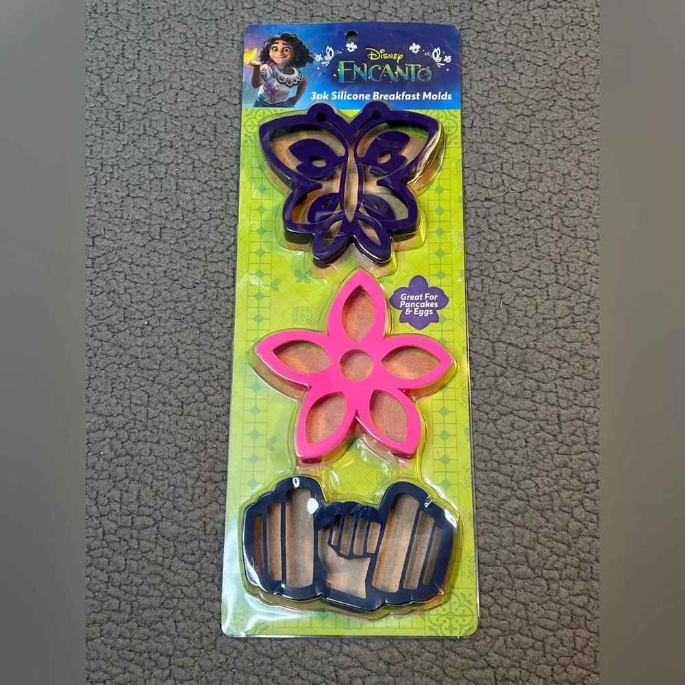 Encanto Disney Silicone Breakfast Molds 3 Pack New In Pack